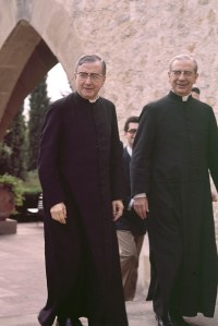 San Josemaría y D. Álvaro en Castelldaura, el 20-XI-1972